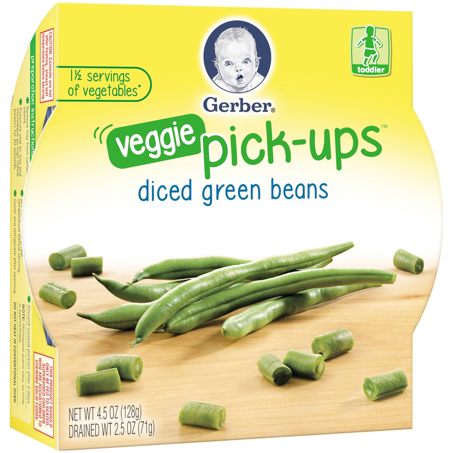 slide 1 of 4, Gerber Veggie Pick-Ups 4.5 oz, 4.5 oz