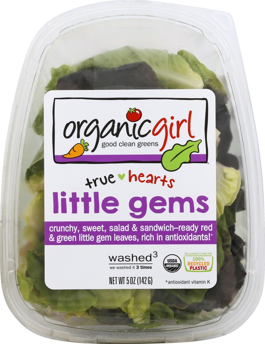 slide 1 of 8, Organic Girl Lettuce Little Gems Washed - 5 Oz, 5 oz