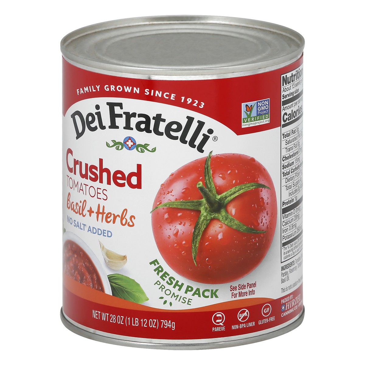 slide 4 of 13, Dei Fratelli Crushed Basil + Herbs Crushed Tomatoes 28 oz, 28 oz