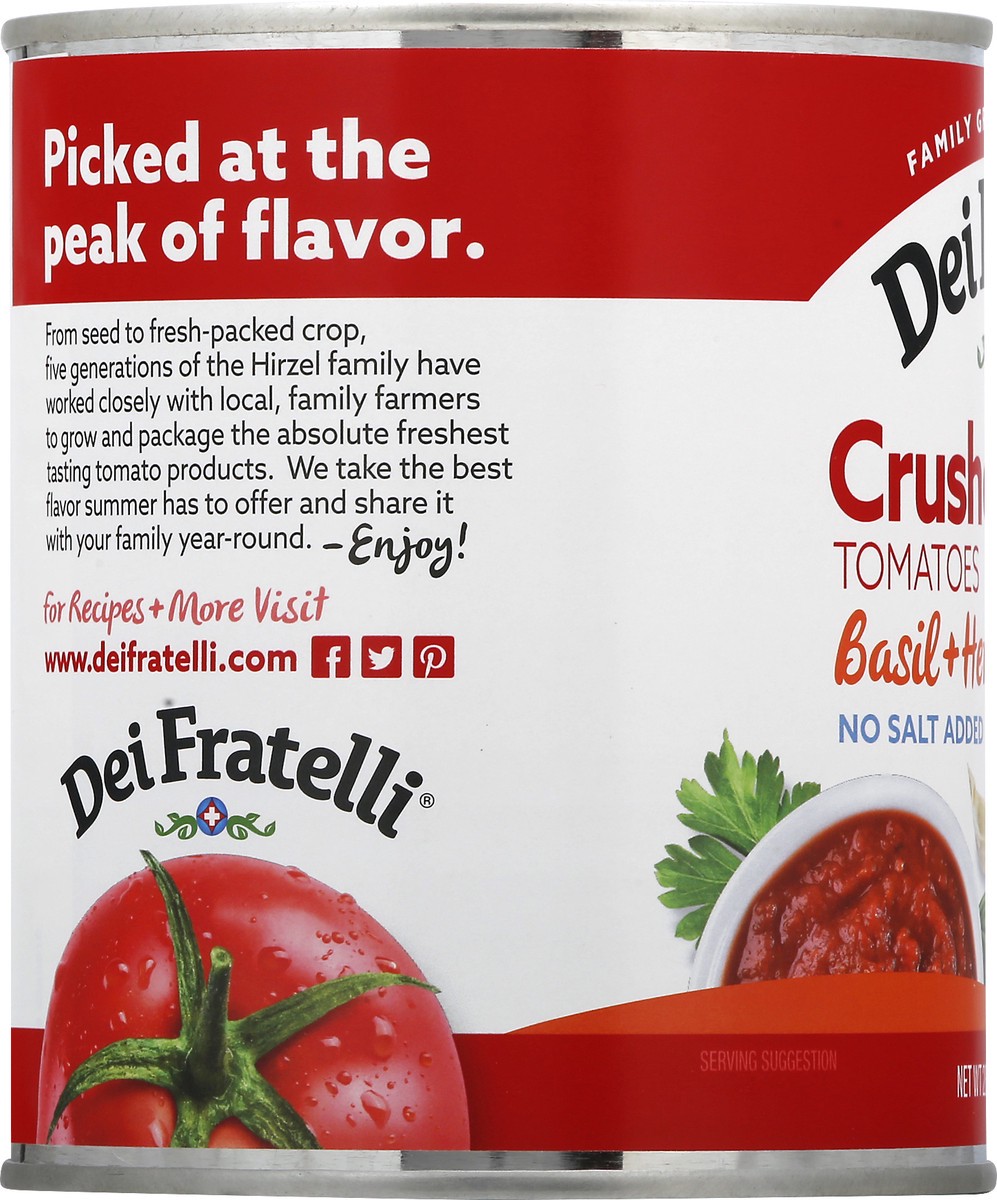 slide 13 of 13, Dei Fratelli Crushed Basil + Herbs Crushed Tomatoes 28 oz, 28 oz