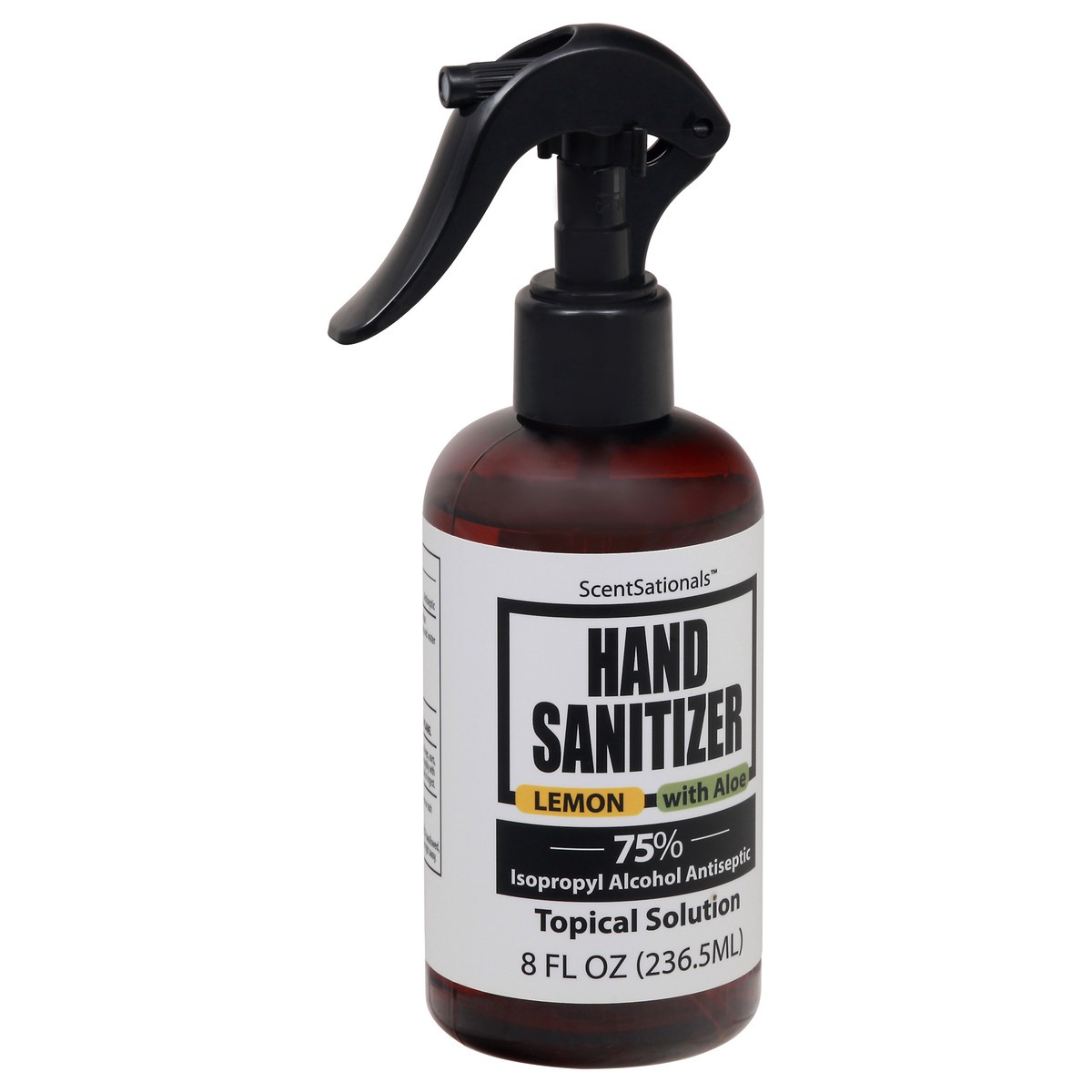 slide 3 of 12, ScentSationals Topical Solution with Aloe Lemon Hand Sanitizer 8 fl oz, 8 oz