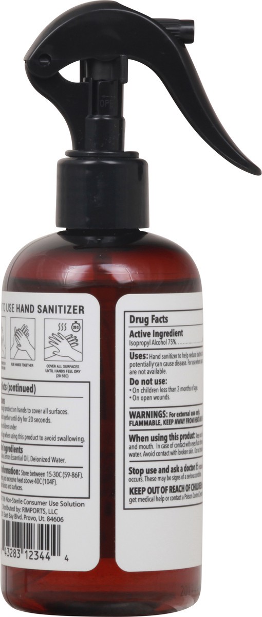 slide 7 of 12, ScentSationals Topical Solution with Aloe Lemon Hand Sanitizer 8 fl oz, 8 oz