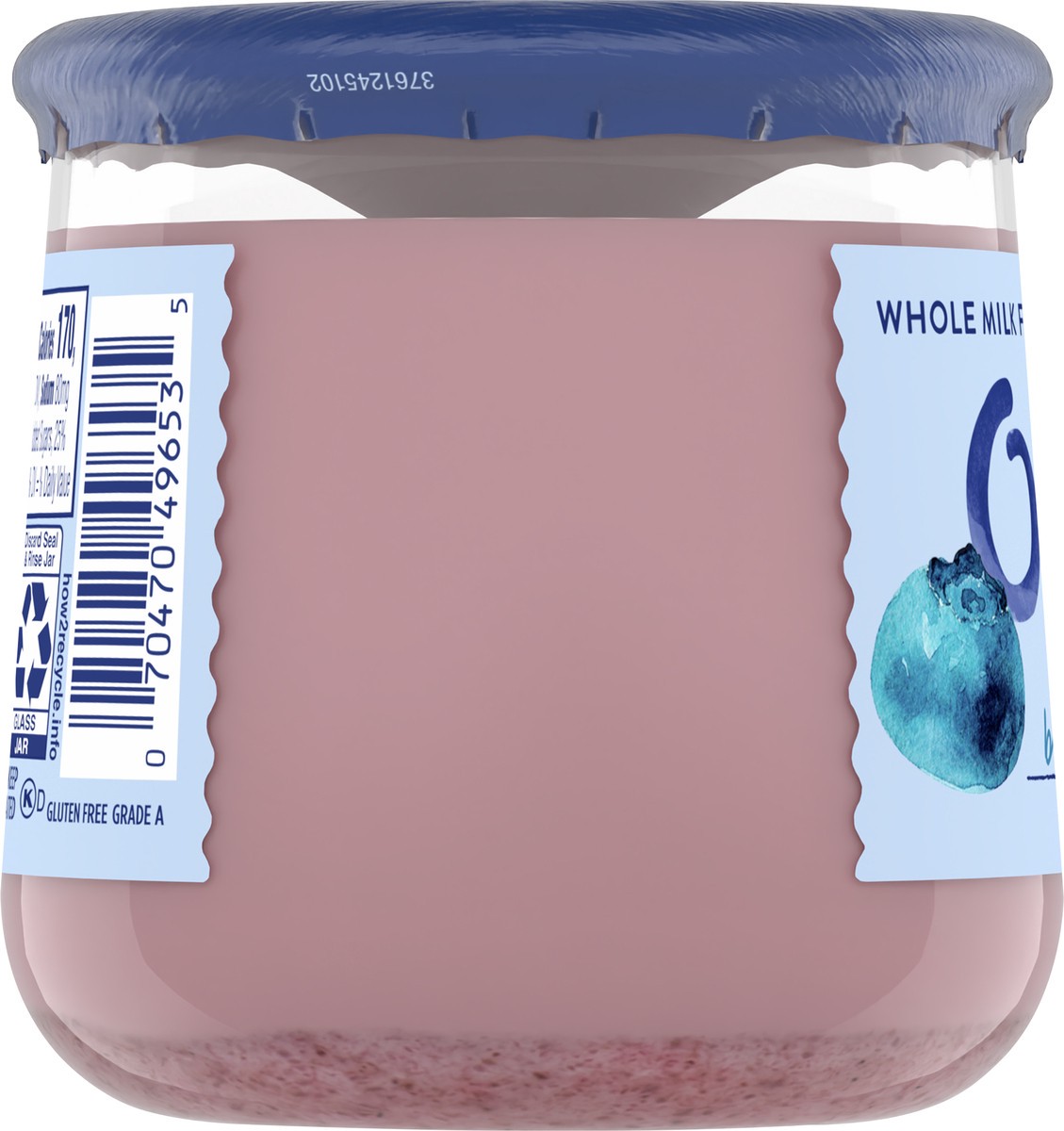 slide 9 of 9, Oui by Yoplait French Style Blueberry Whole Milk Yogurt, 5 OZ Jar, 5 oz