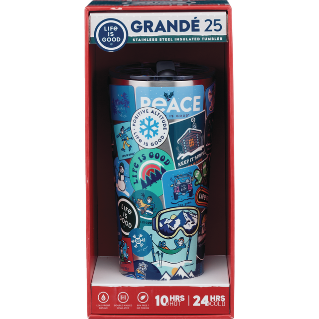 slide 1 of 1, Hydrapeak 'Life Is Good' Grande Tumbler, 1 ct