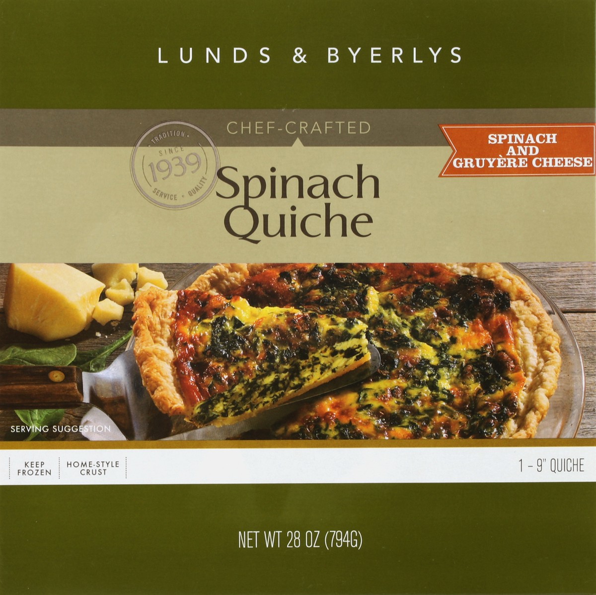 slide 1 of 4, Lunds & Byerlys Quiche 28 oz, 28 oz