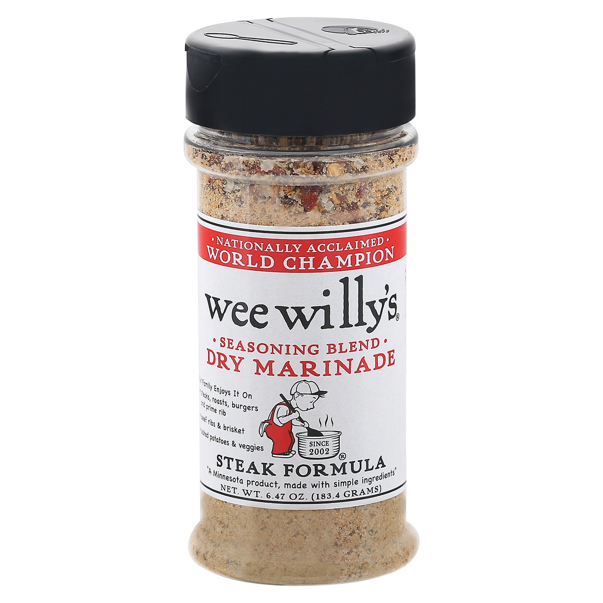 slide 2 of 13, Wee Willy's Steak Dry Marinade, 6.4 oz