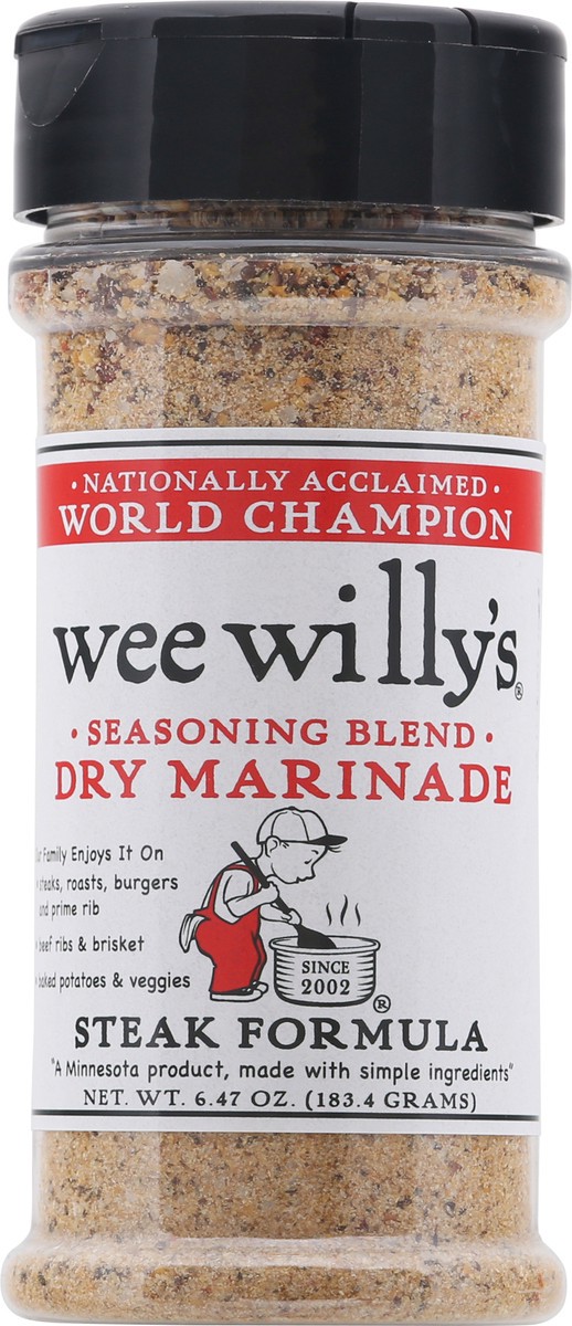 slide 10 of 13, Wee Willy's Steak Dry Marinade, 6.4 oz