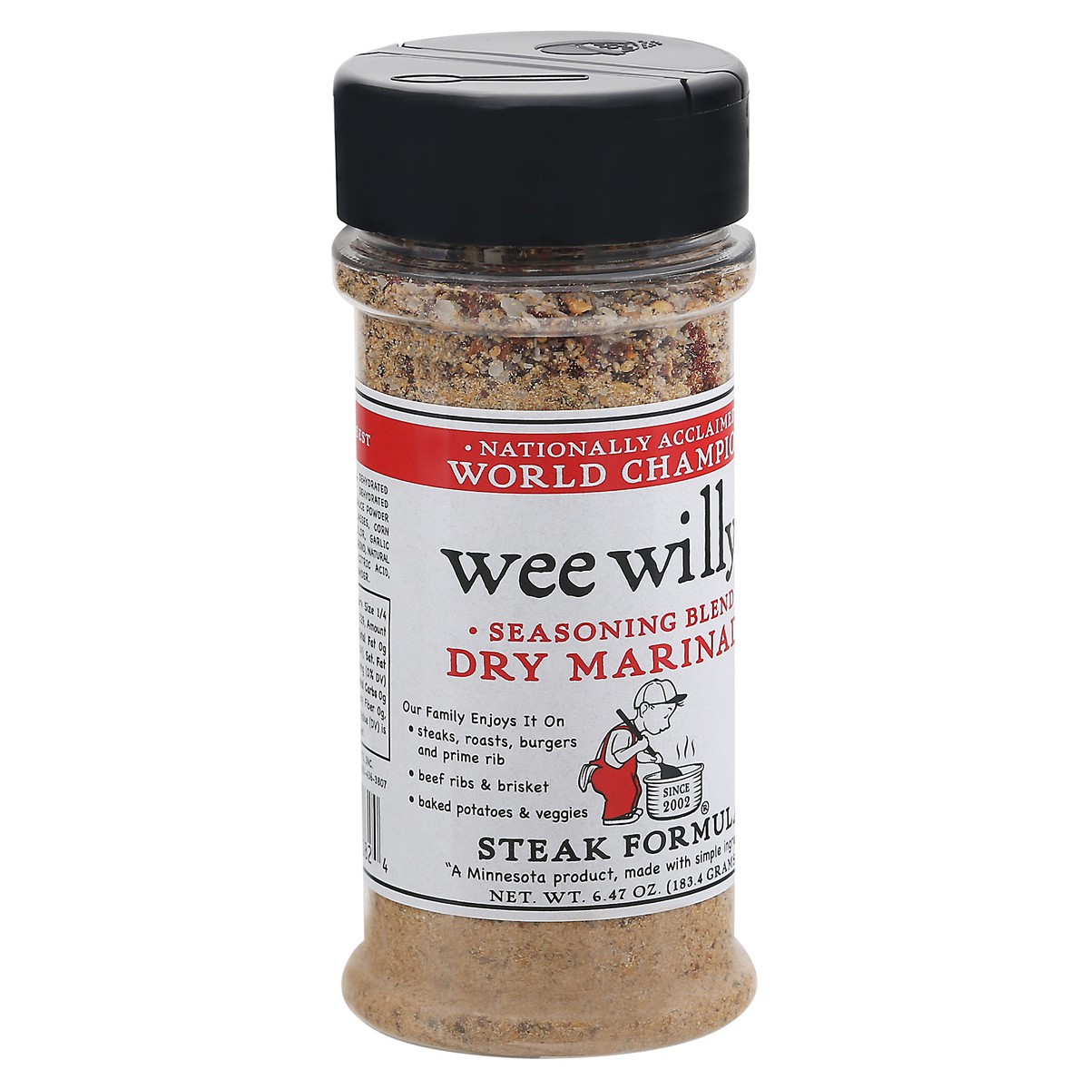 slide 12 of 13, Wee Willy's Steak Dry Marinade, 6.4 oz