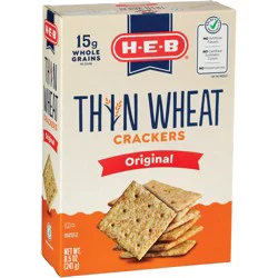 H-E-B Thin Wheat Crackers - Original