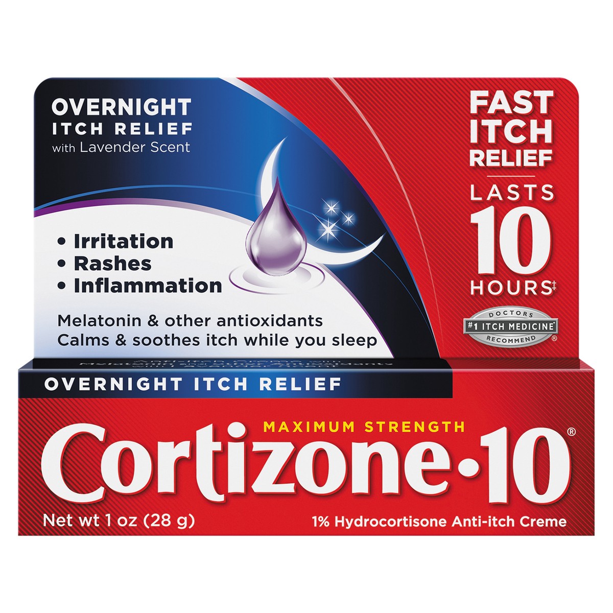 slide 1 of 7, Cortizone-10 1% Hydrocortisone Anti-Itch Creme, 1 oz