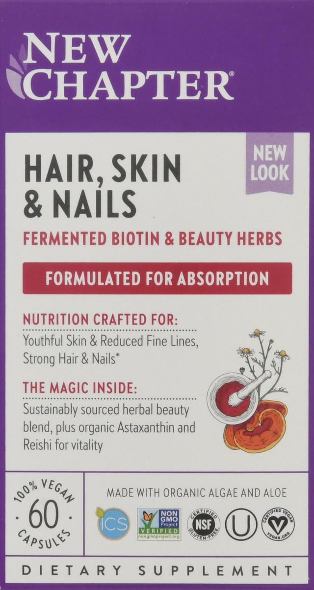 slide 11 of 14, New Chapter Capsules Hair Skin & Nails 60 ea, 60 ct