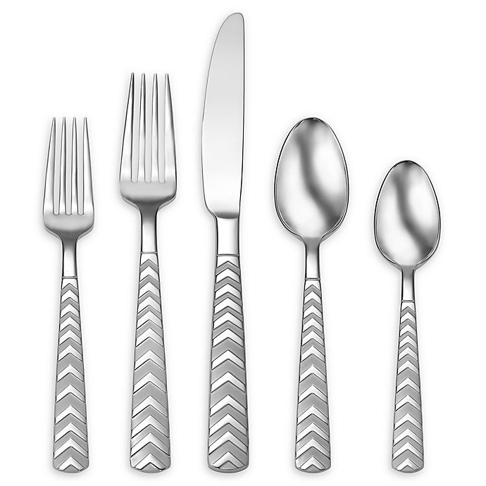 slide 1 of 1, Living by Robinson Rockville Flatware Set, 50 ct