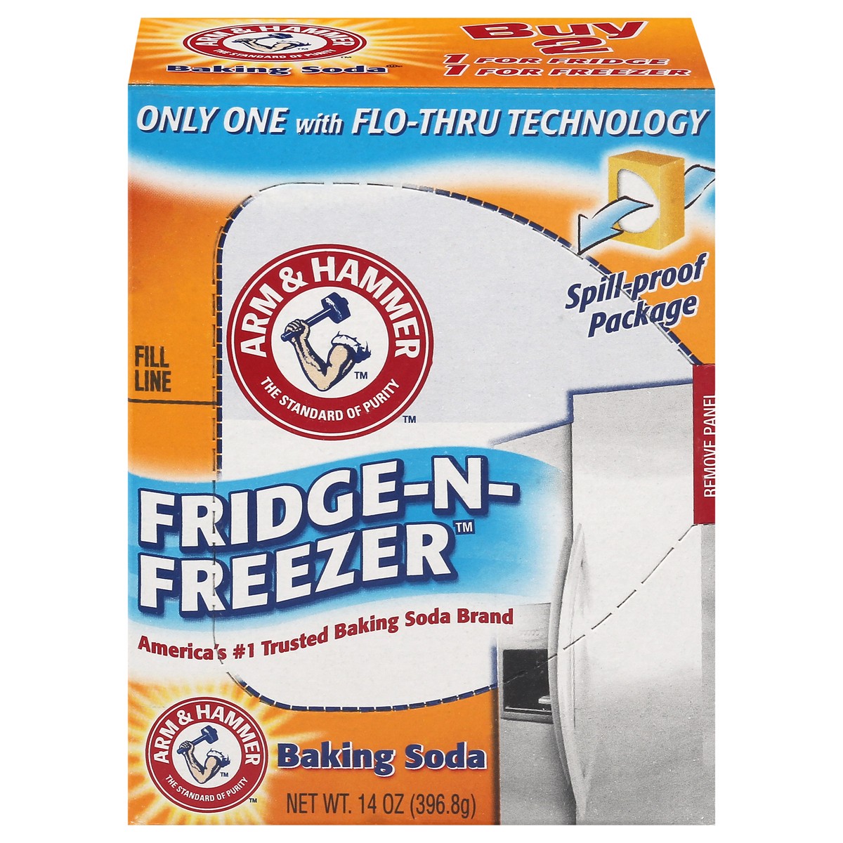 slide 1 of 11, ARM & HAMMER Fridge-N-Freezer Baking Soda 14 oz, 16 oz
