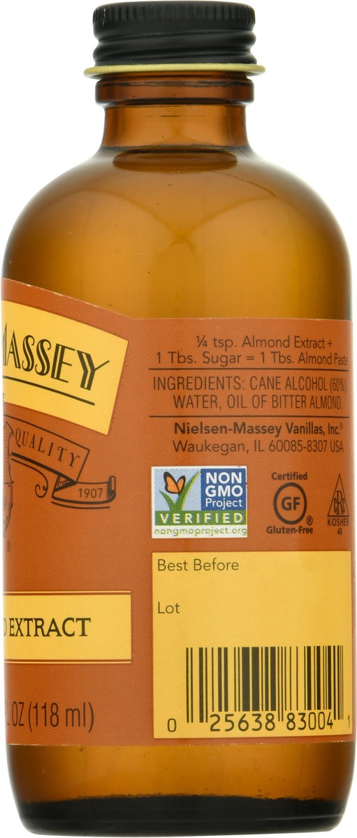 slide 13 of 13, Nielsen-Massey Pure Almond Extract 4 fl oz, 4 fl oz