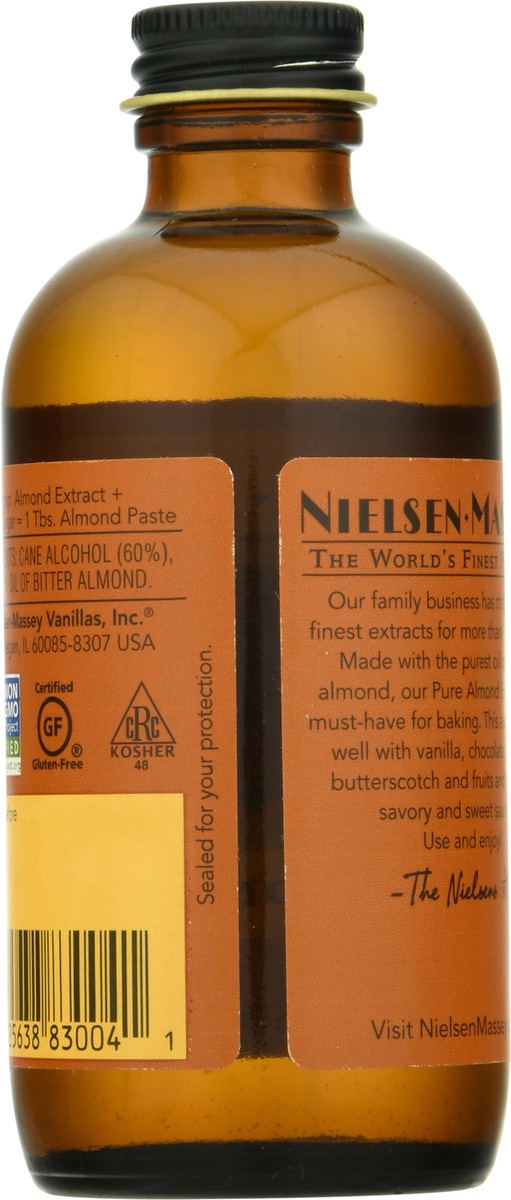 slide 2 of 13, Nielsen-Massey Pure Almond Extract 4 fl oz, 4 fl oz