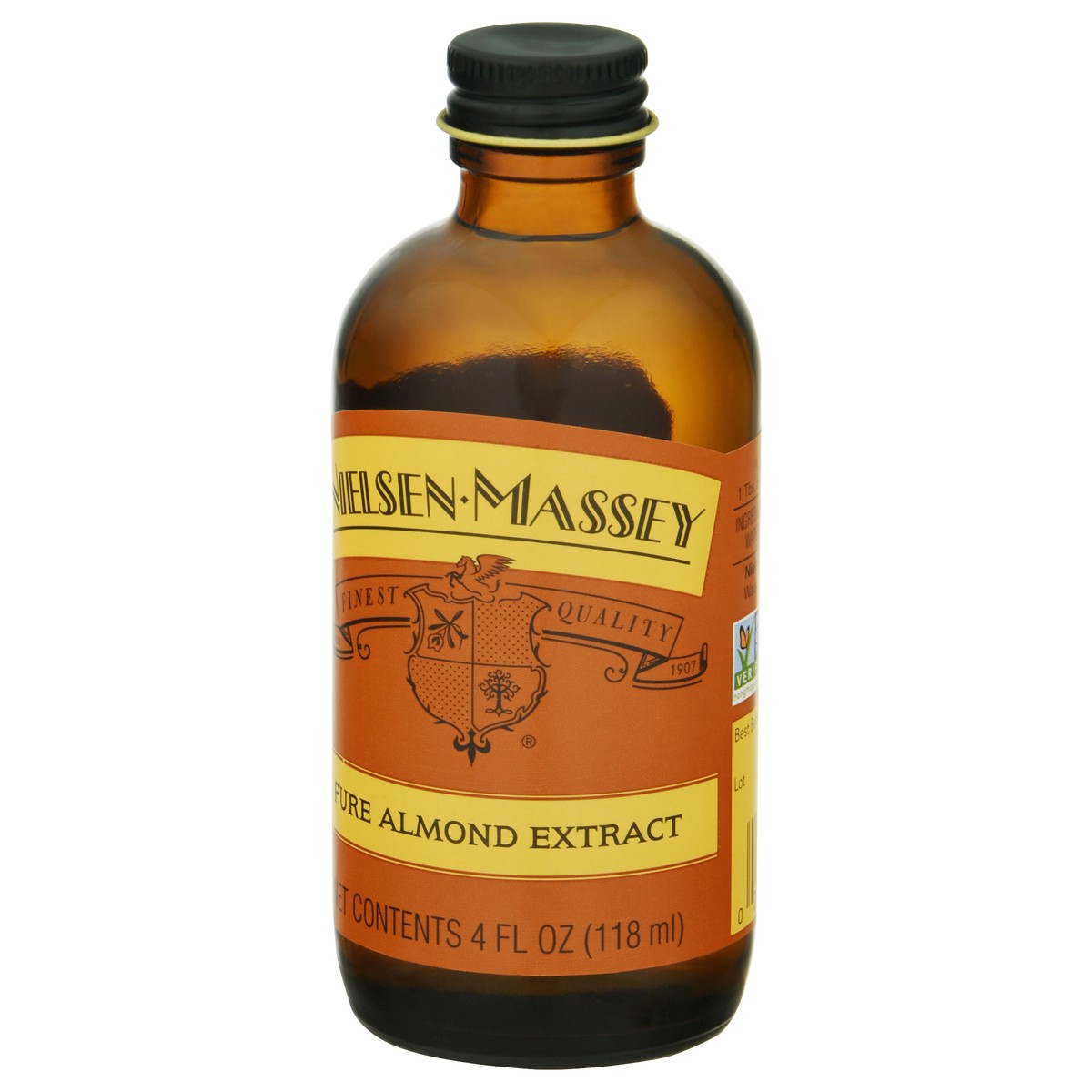 slide 8 of 13, Nielsen-Massey Pure Almond Extract 4 fl oz, 4 fl oz