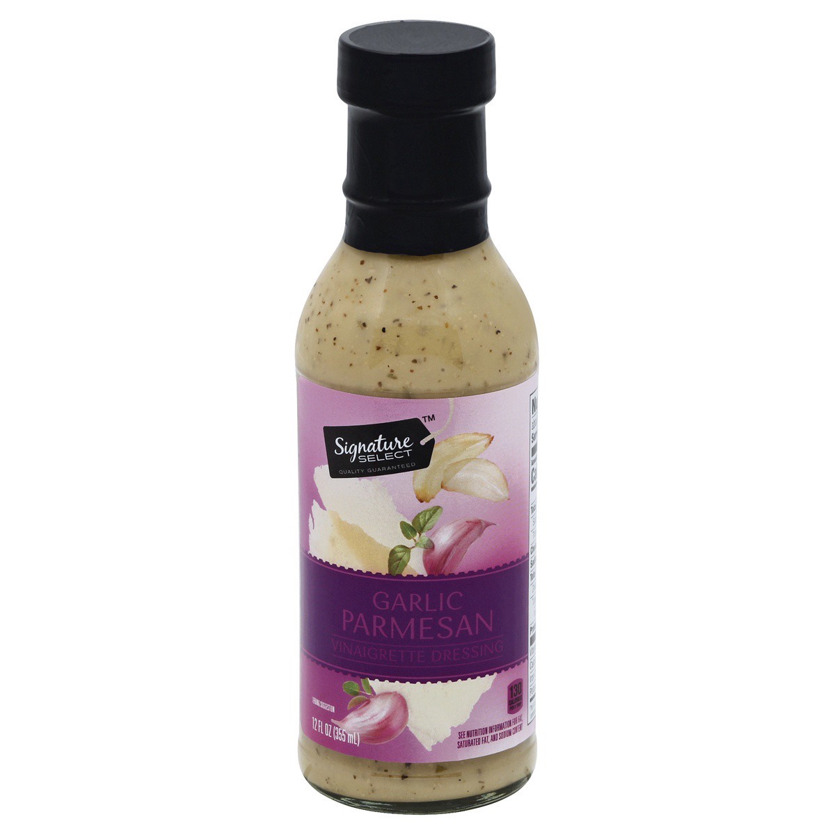 slide 1 of 2, Signature Select Dressing Garlic Parmesan Vinaigrette, 12 fl oz