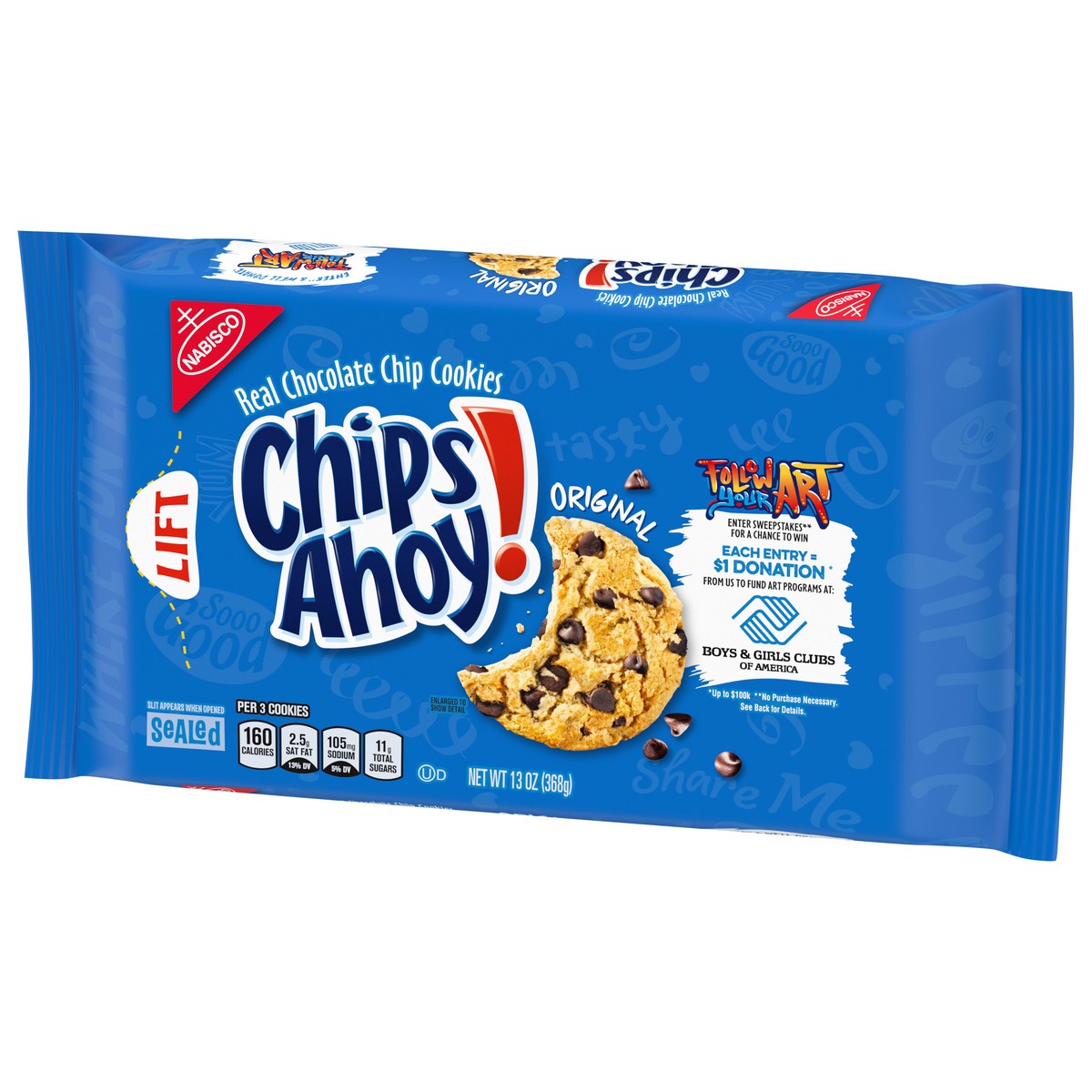 slide 4 of 9, CHIPS AHOY! Original Chocolate Chip Cookies, 13 oz, 13 oz