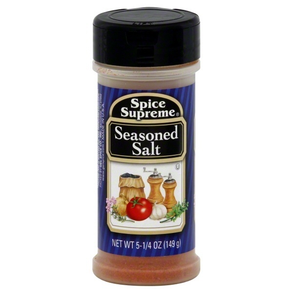 slide 1 of 1, Spice Supreme Salt - Seasoned, 5.25 oz