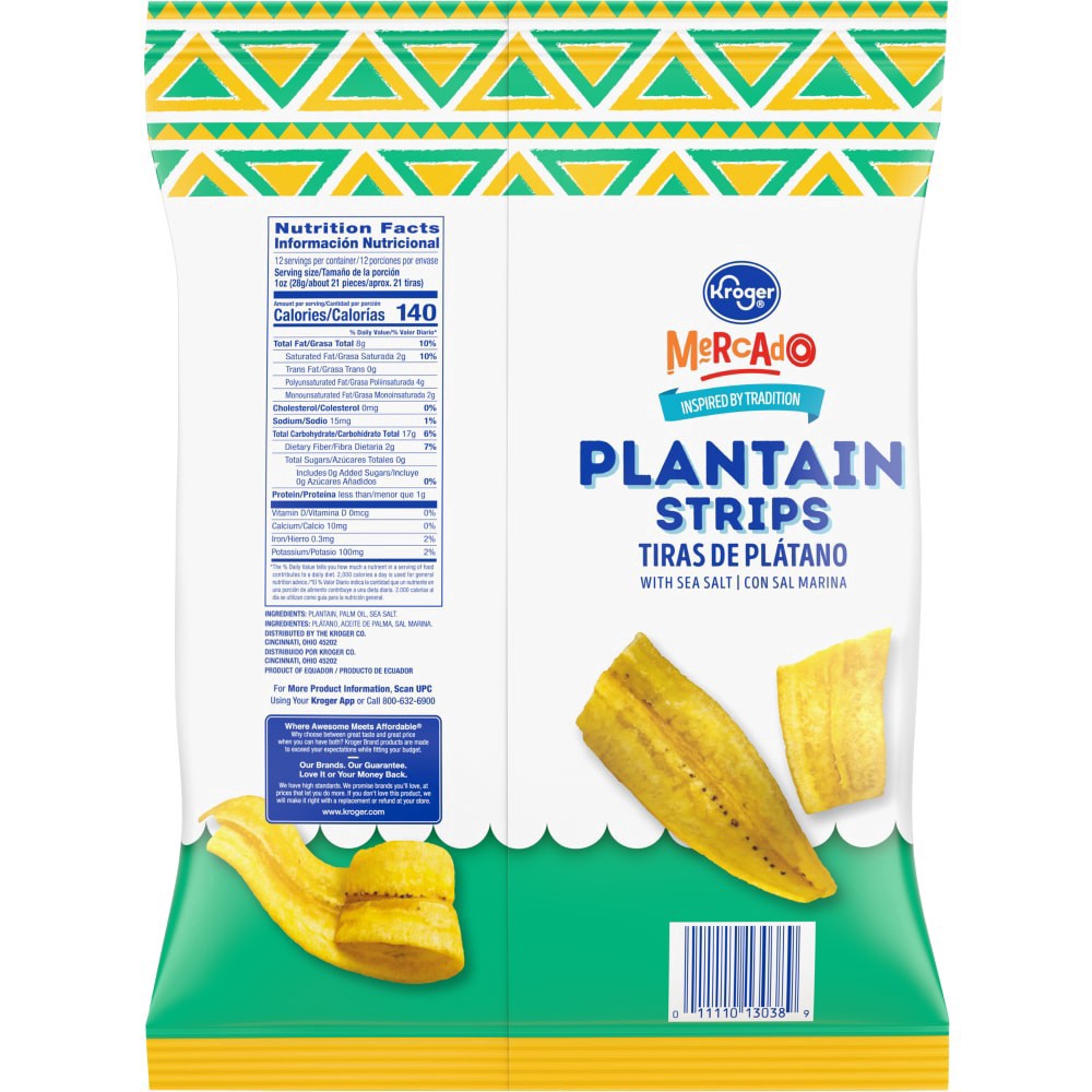 slide 2 of 2, Kroger Mercado Plantain Strips, 12 oz