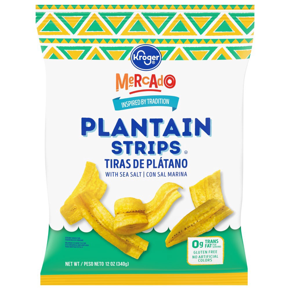 slide 1 of 2, Kroger Mercado Plantain Strips, 12 oz