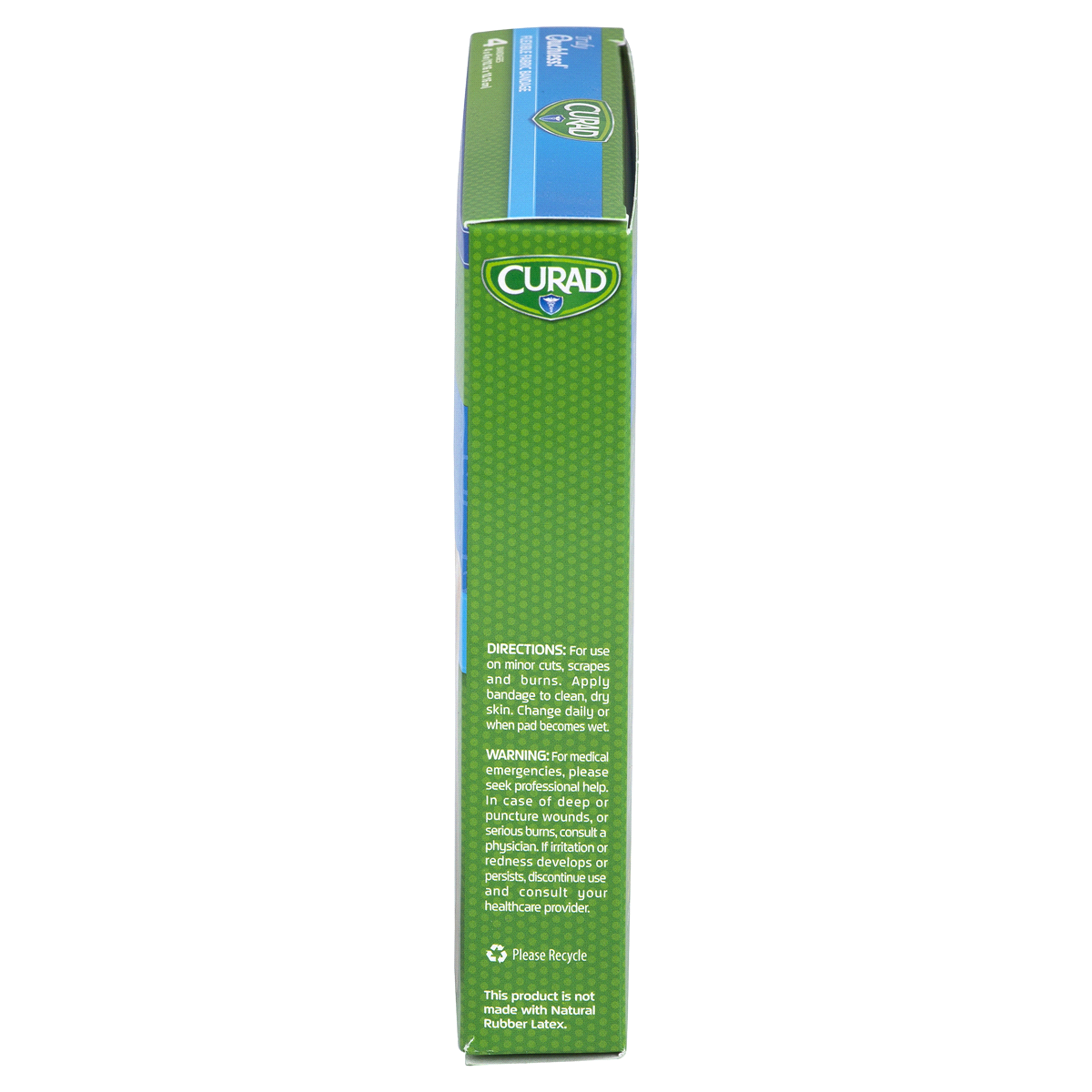 slide 3 of 5, Curad Truly Ouchless Flexible Fabric Bandage, 4 - 4 in x 4 in, 4 ct