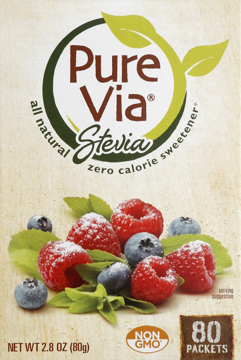 slide 5 of 6, Pure Via Stevia 80 ea, 80 ct