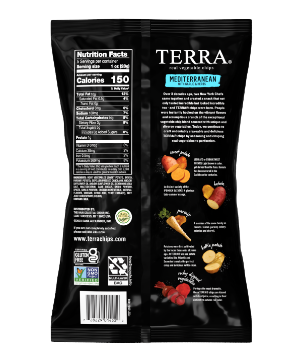 slide 5 of 5, Terra Mediterranean Vegetable Chips, 5 oz