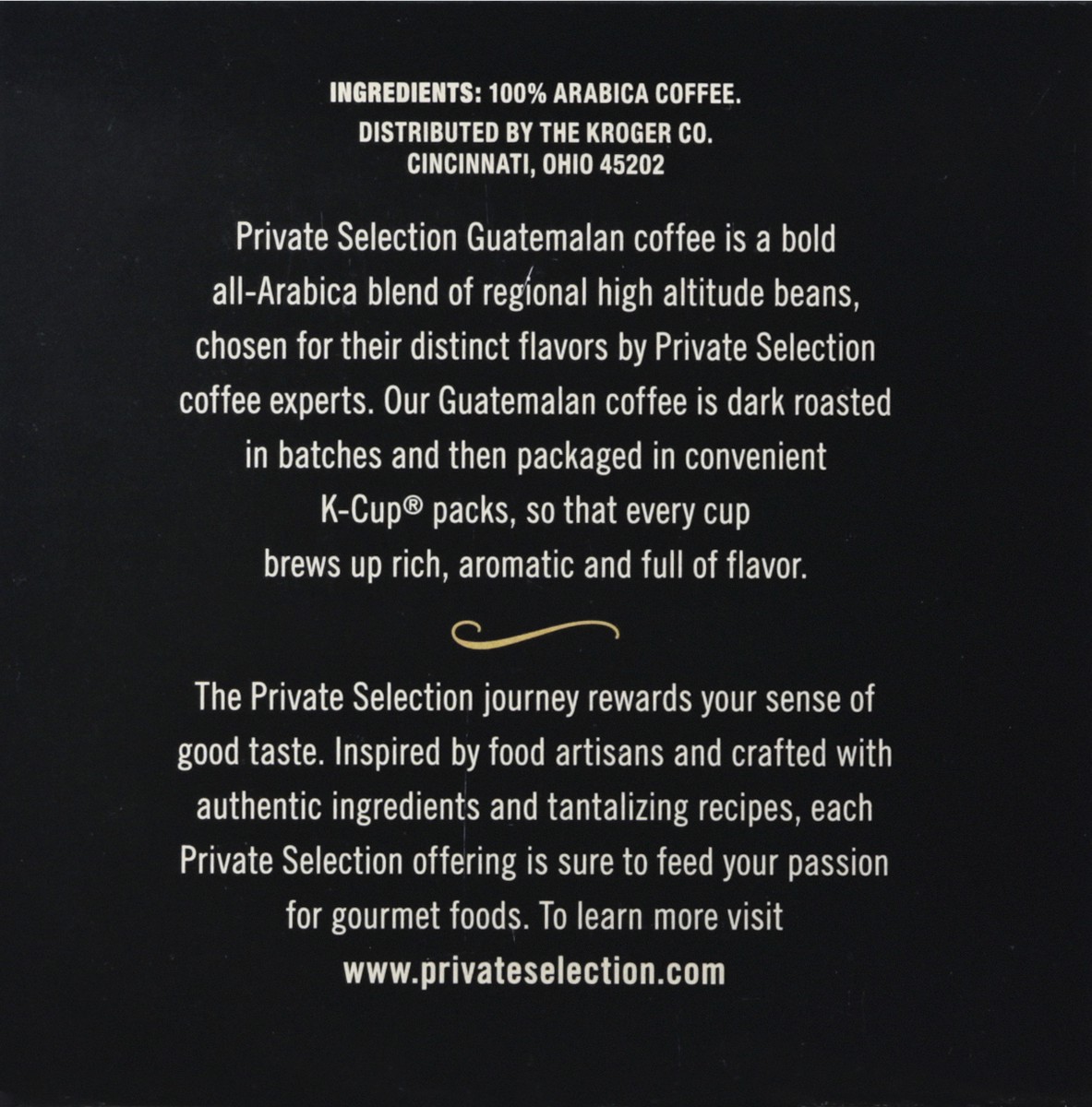 slide 4 of 12, Private Selection Guatemalan Dark K-Cup Packs Coffee 12 ea, 12 ct