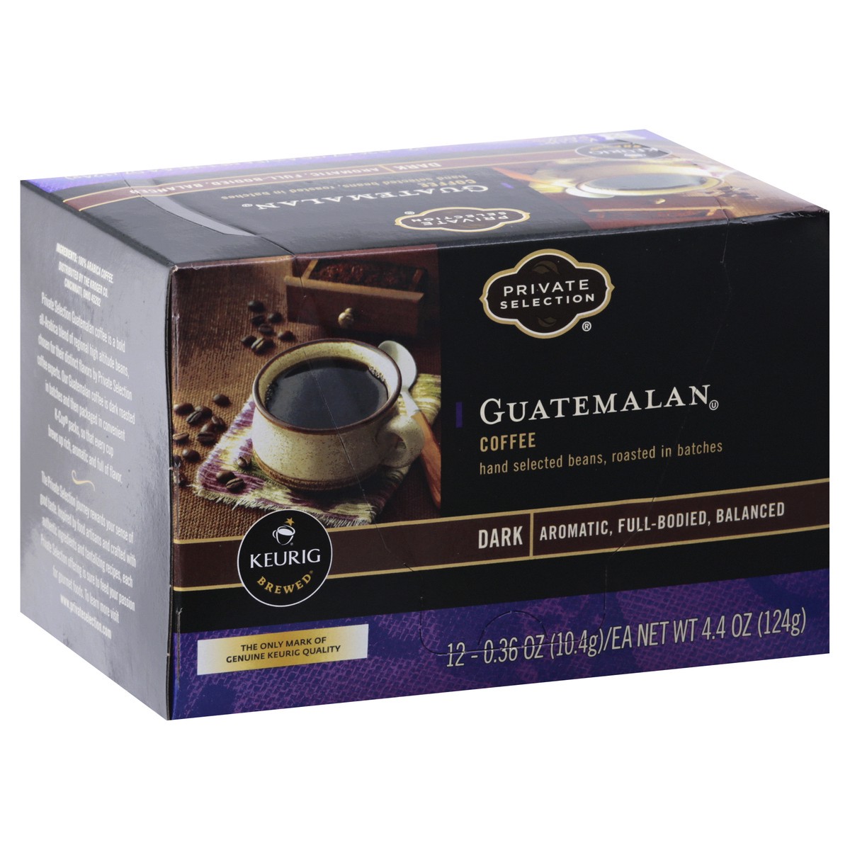 slide 6 of 12, Private Selection Guatemalan Dark K-Cup Packs Coffee 12 ea, 12 ct