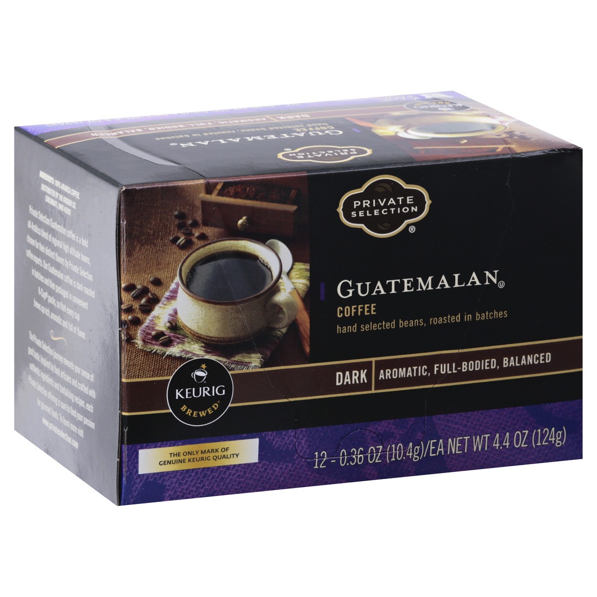 slide 7 of 12, Private Selection Guatemalan Dark K-Cup Packs Coffee 12 ea, 12 ct