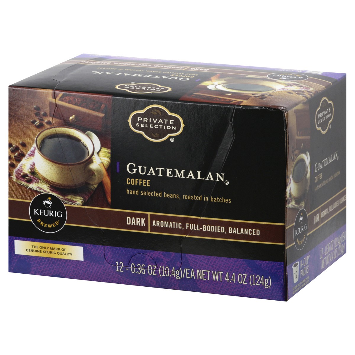 slide 8 of 12, Private Selection Guatemalan Dark K-Cup Packs Coffee 12 ea, 12 ct