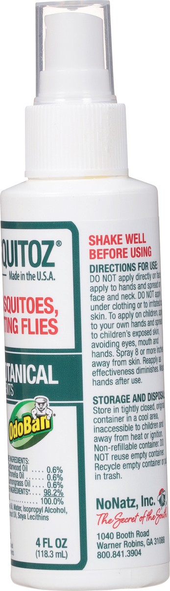 slide 11 of 12, OdoBan No Mosquitoz 4 fl oz, 4 fl oz
