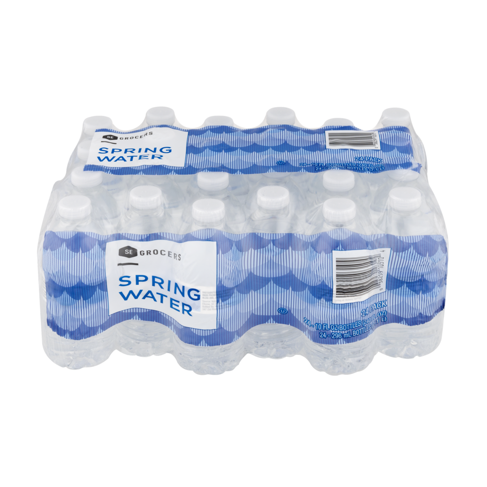 slide 1 of 1, SE Grocers Spring Water, 24 ct; 10 oz