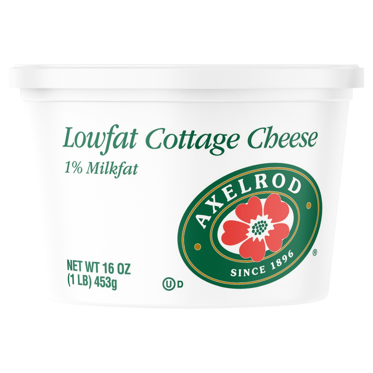 slide 1 of 1, Axelrod Low Fat Cottage Cheese, 16 oz, 16 oz