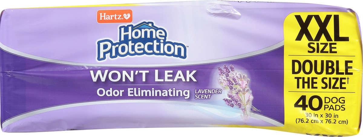 slide 2 of 9, Hartz Home Protection Lavender Scent XXL Dog Pads 40 Each, 40 ct
