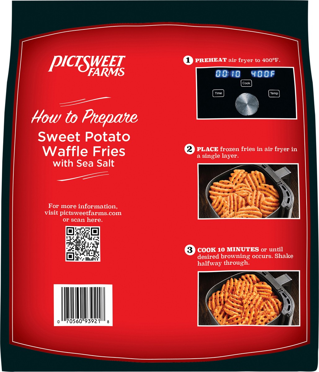 slide 3 of 7, PictSweet Waffle Fries, 20 oz