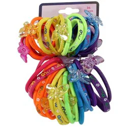 Trend Zone Butterfly Charm Elastic Pony Tail Holder