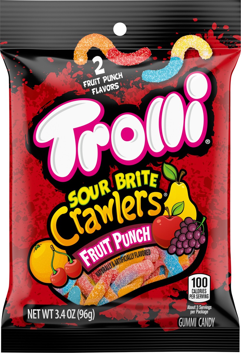 slide 6 of 9, Trolli - TR 06999 154281 Fruit Punch SBC PEG Everyday - EG 3.4oz No PMT_3D Sugar, 3.4 oz