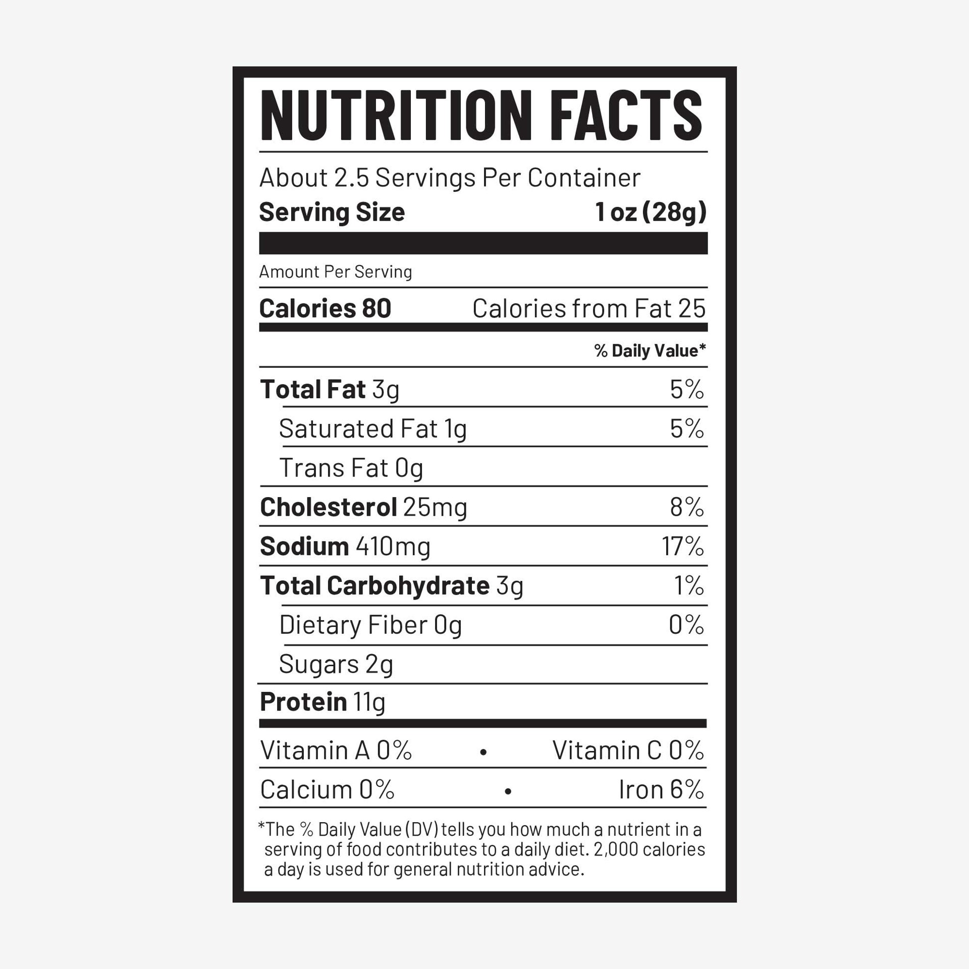 slide 3 of 5, Duke's Sea Salt Beef Steak, 2.5 oz