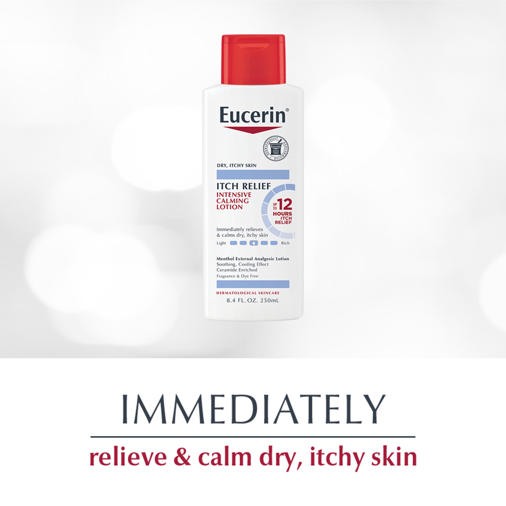 slide 4 of 5, Eucerin Itch Relief Intensive Calming Lotion, 8.4 oz