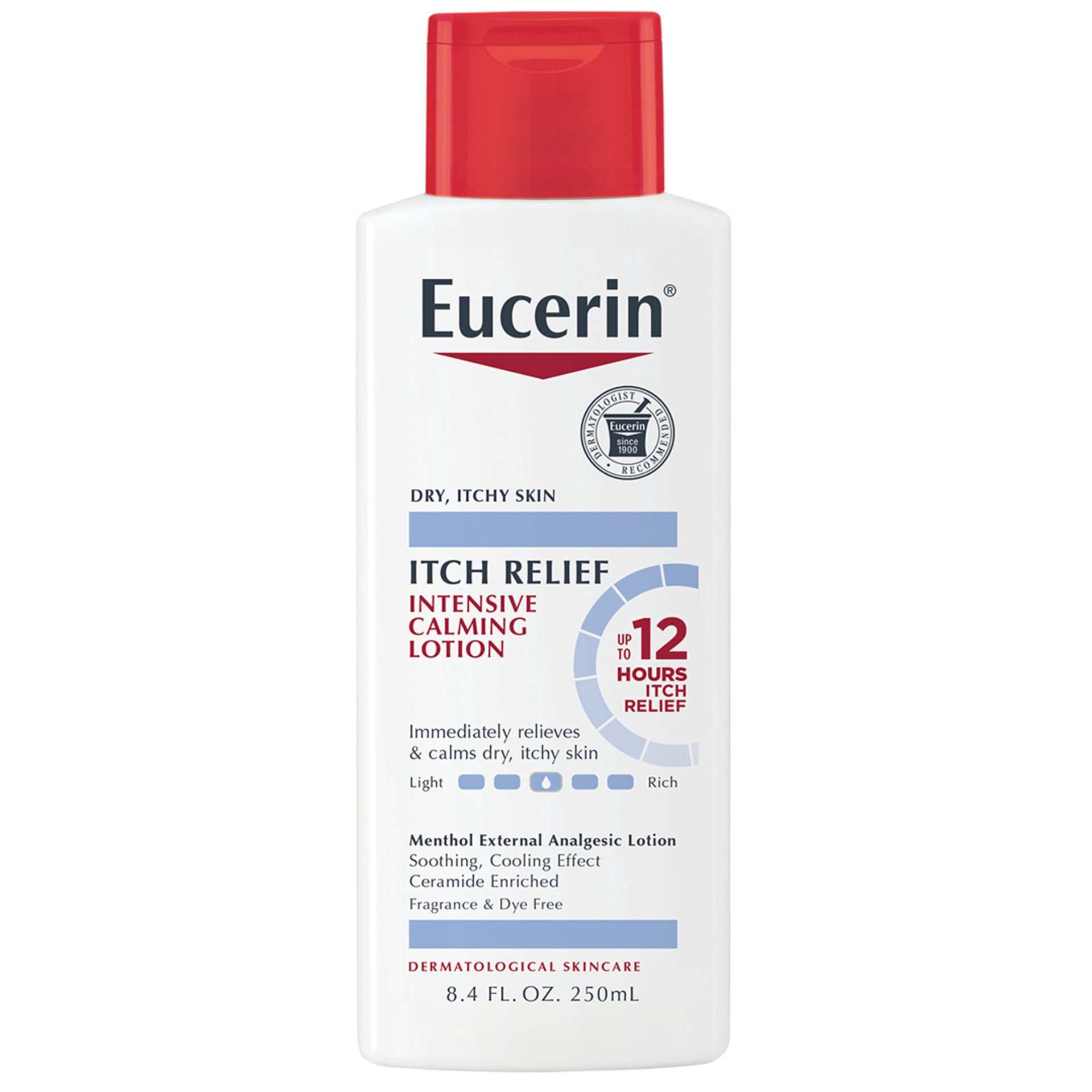 slide 1 of 5, Eucerin Itch Relief Intensive Calming Lotion, 8.4 oz