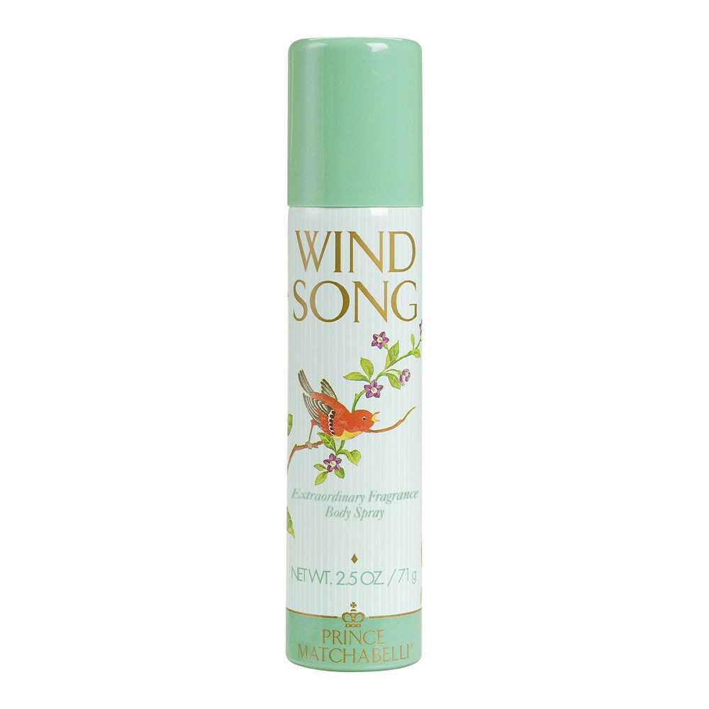 slide 1 of 3, Wind Song Body Spray For Women, 2.5 oz