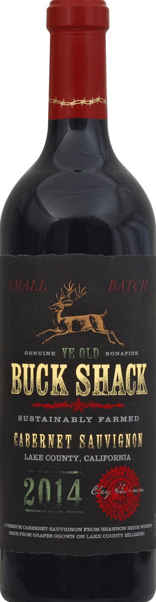 slide 2 of 3, Ye Olde Buck Shack Cabernet Sauvignon Red Wine - 750ml Bottle, 750 ml