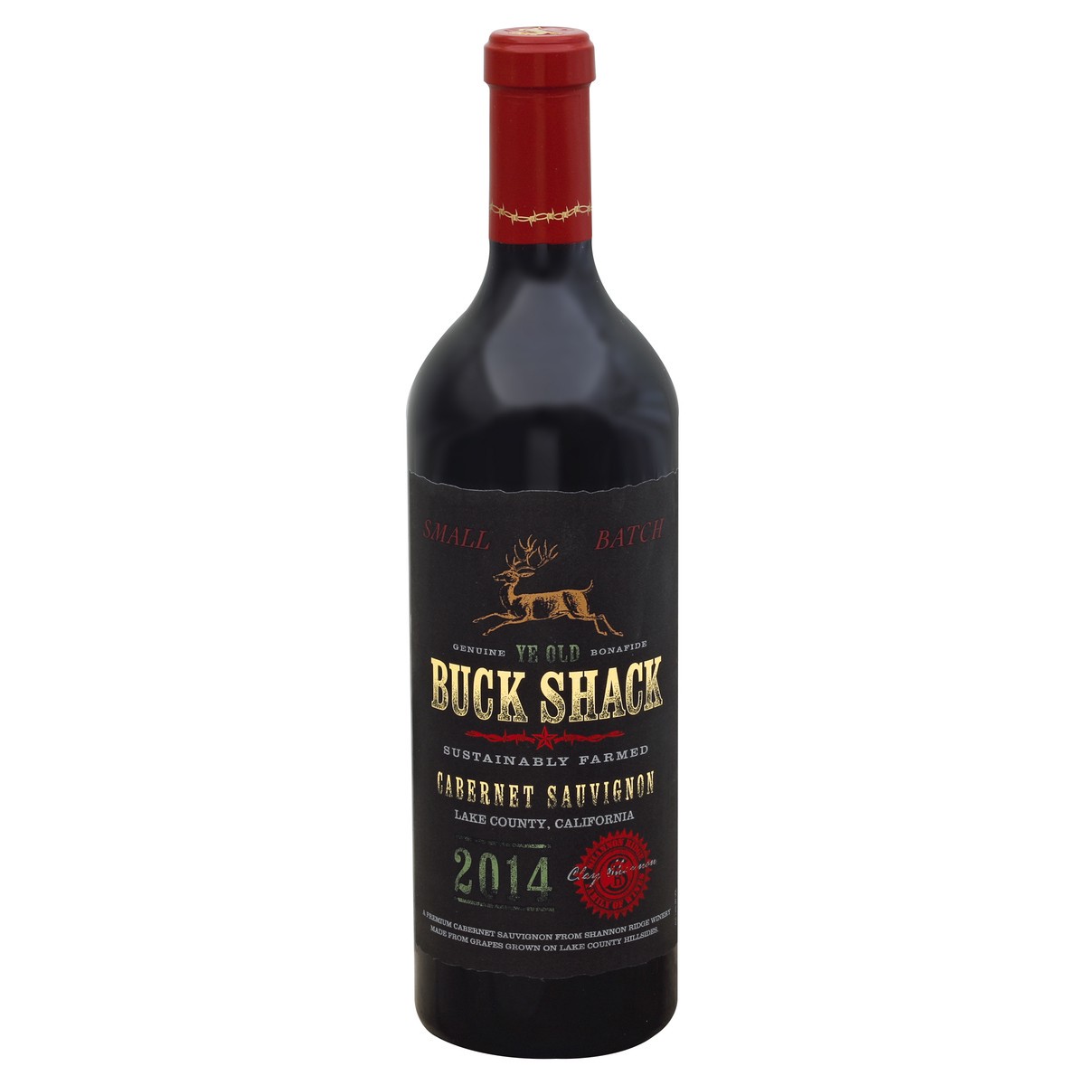 slide 3 of 3, Ye Olde Buck Shack Cabernet Sauvignon Red Wine - 750ml Bottle, 750 ml