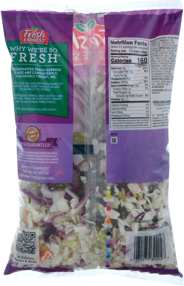 slide 9 of 14, Fresh Express Chopped Kit Asian Salad Kit 1 ea, 1 ct