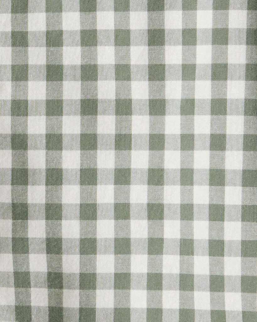 slide 2 of 2, Baby Boy Long-Sleeve Plaid Button Down Shirt - Green Green/White 24M, 1 ct