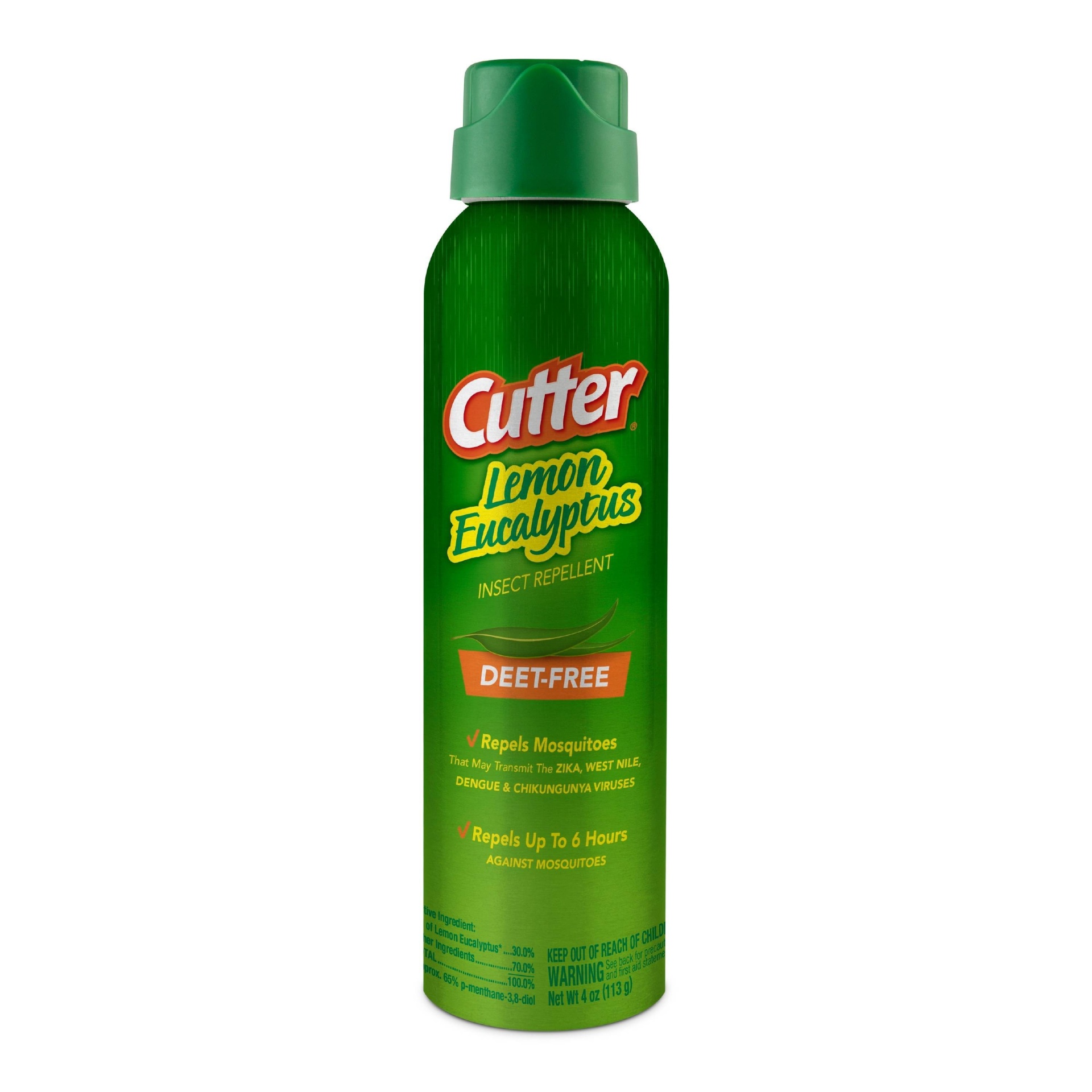 slide 1 of 1, Cutter Lemon Eucalyptus Insect Repellent Spray, 4 oz