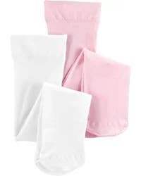 Carter's Baby 2-Pack Tights, White/Pink, Size 6-12 Months