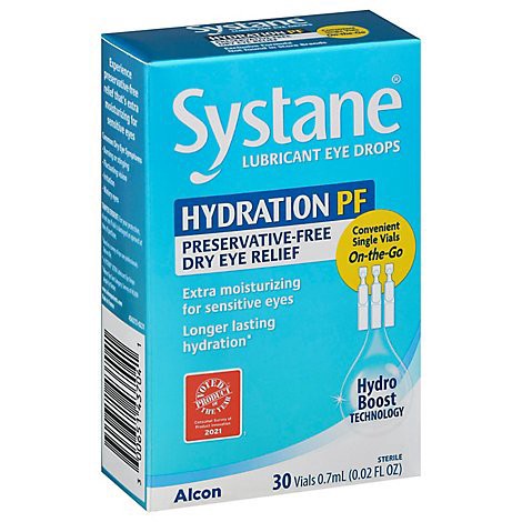 slide 1 of 1, Systane Hydration Lubricant Eye Drops - 30 Count, 30 ct